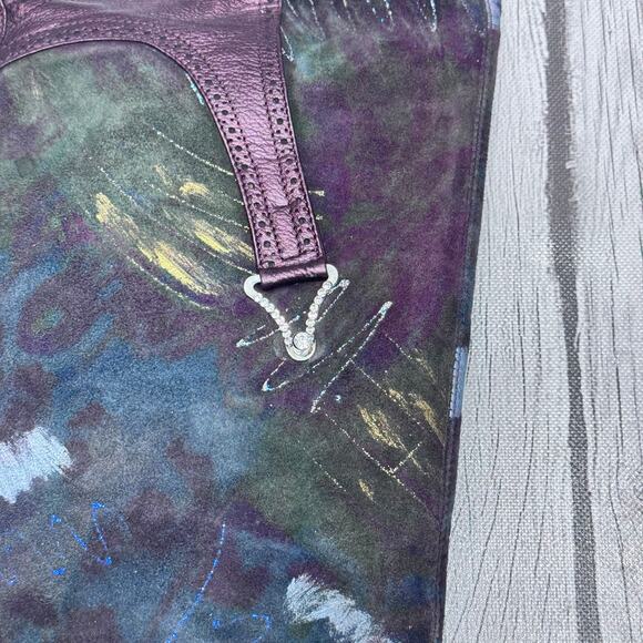 MARINO FABIANI Italian Leather & Suede Over Knee Boot Size 7 1/2 - Picture 3 of 12